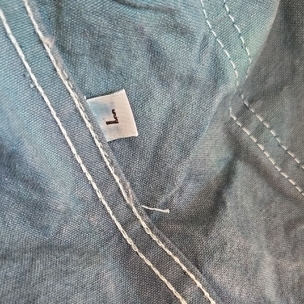 Mauvais Garcon Dyed Blue Denim Chore Jacket - Picture 7 of 7